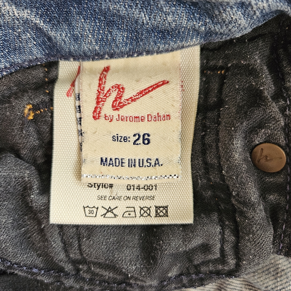 Citizens Of Humanity Blue Jean Denim Long Shorts Classic Cutoff Style 251 - Picture 4 of 16